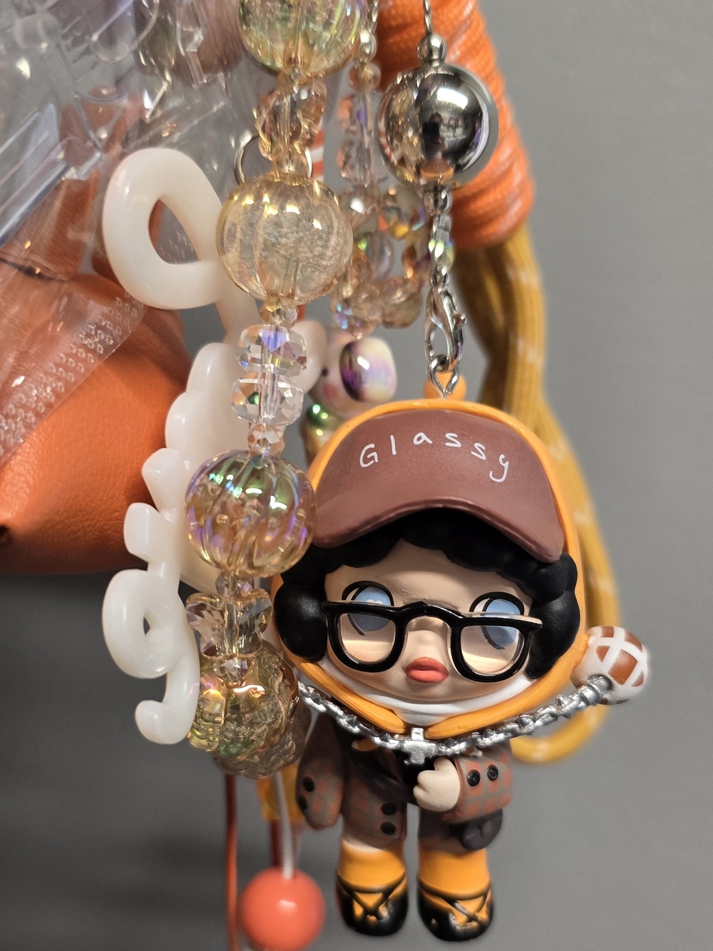 Skullpanda Orange Keychain Set - Picture 2 of 3